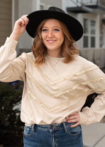 Ainslee Beige Pullover
