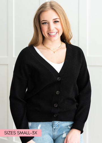 Albany Black Cardigan