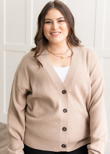 Albany Light Mocha Cardigan