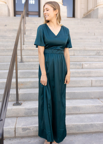 Alissa Deep Teal Dress