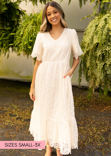 Amberly Cream Dress