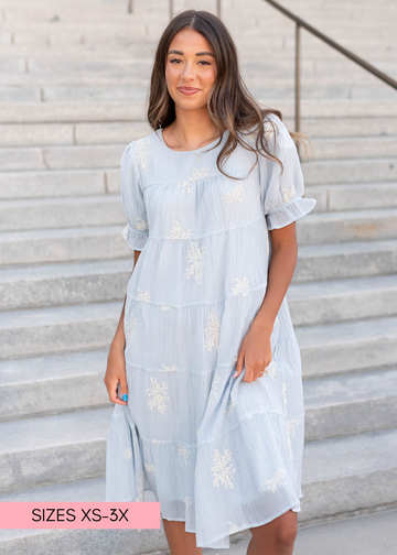 Amiri Soft Blue Dress