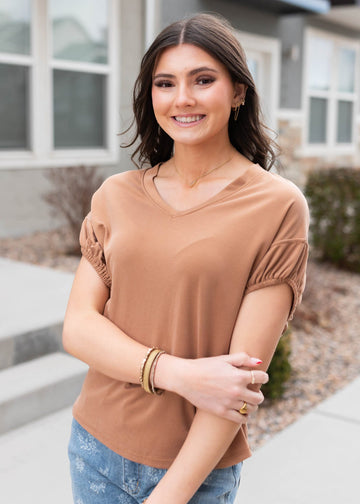 Aniece Light Mocha Top