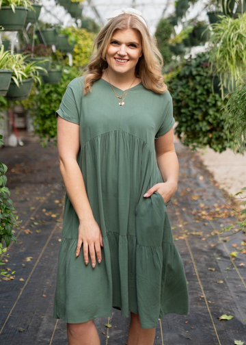 Ashlin Jade Tiered Dress