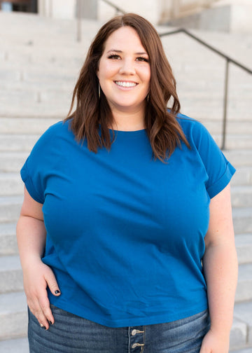 Astra Royal Blue Tee Shirt