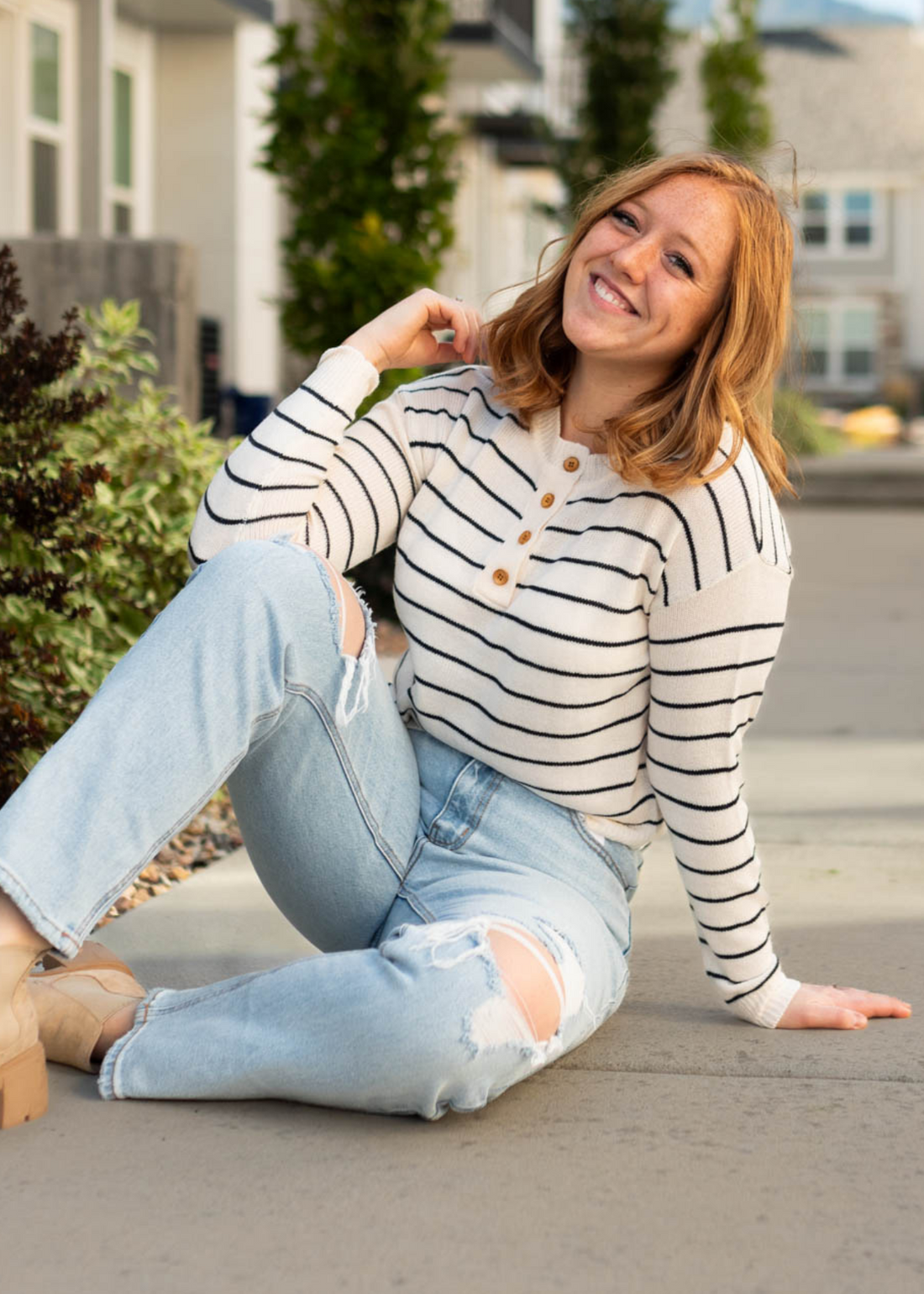 Aubrie Ivory Sweater