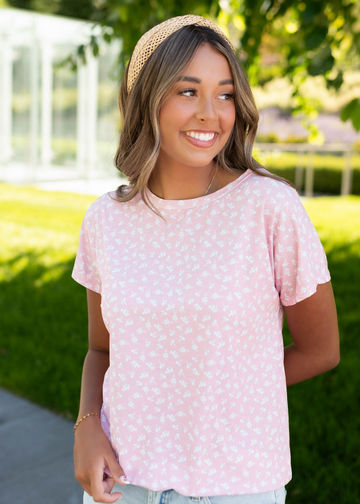 Avalynn Pink Floral Top