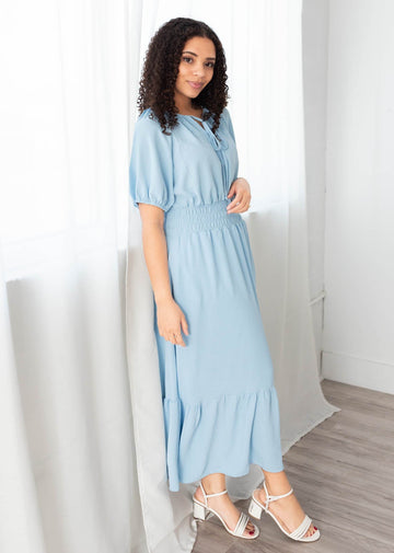 Becca Blue Tie Dress