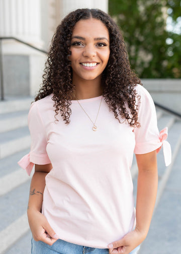 Brielle Pink Bow Top