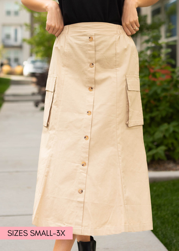 Bristol Beige Skirt