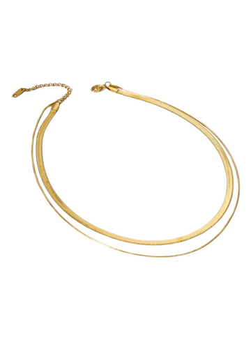 Carlie 18K Gold Plated Necklace