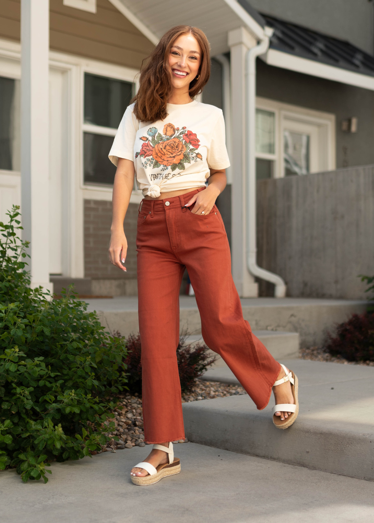 Carson Terracotta Jeans