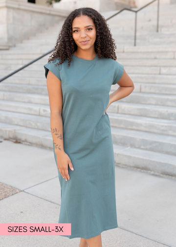 Colleen Forest Green Dress