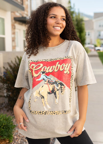 Cowboy Light Mocha Graphic Tee