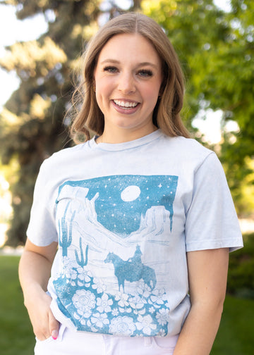 Desert Night Blue Tee