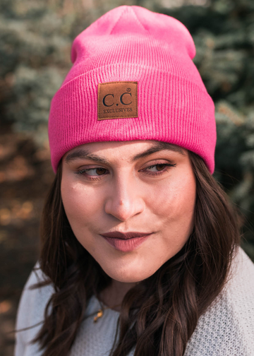 Elzie Fuchsia C.C Beanie