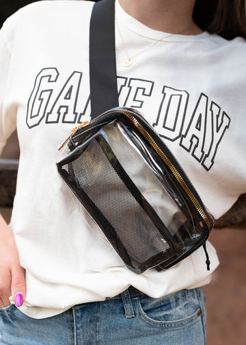 Felix Black Belt Bag