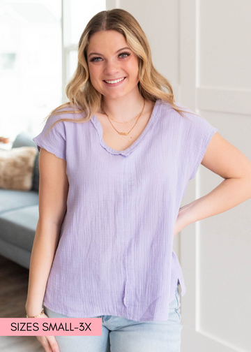 Flora Lavender Top