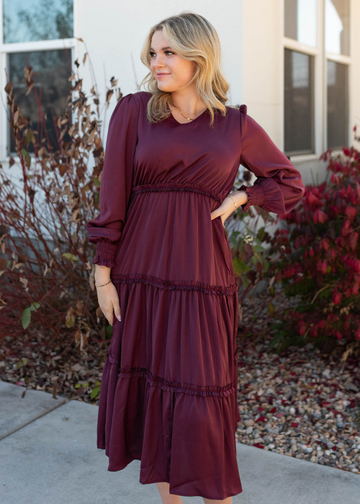 Florence Plum Dress