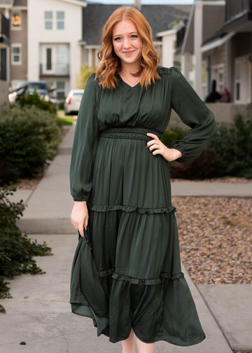 Fresno Hunter Green Dress