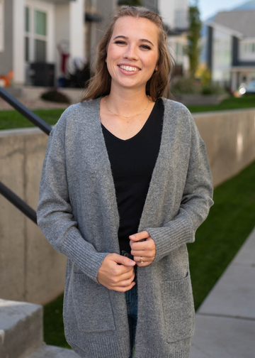 Gabby Grey Cardigan