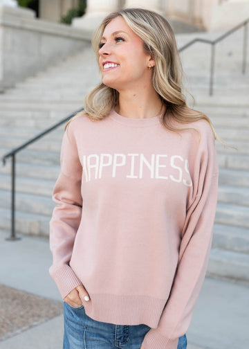 Happiness Blush Sweater