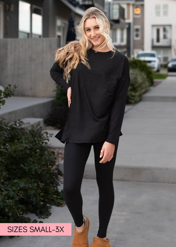 Hollie Black Loungewear Set