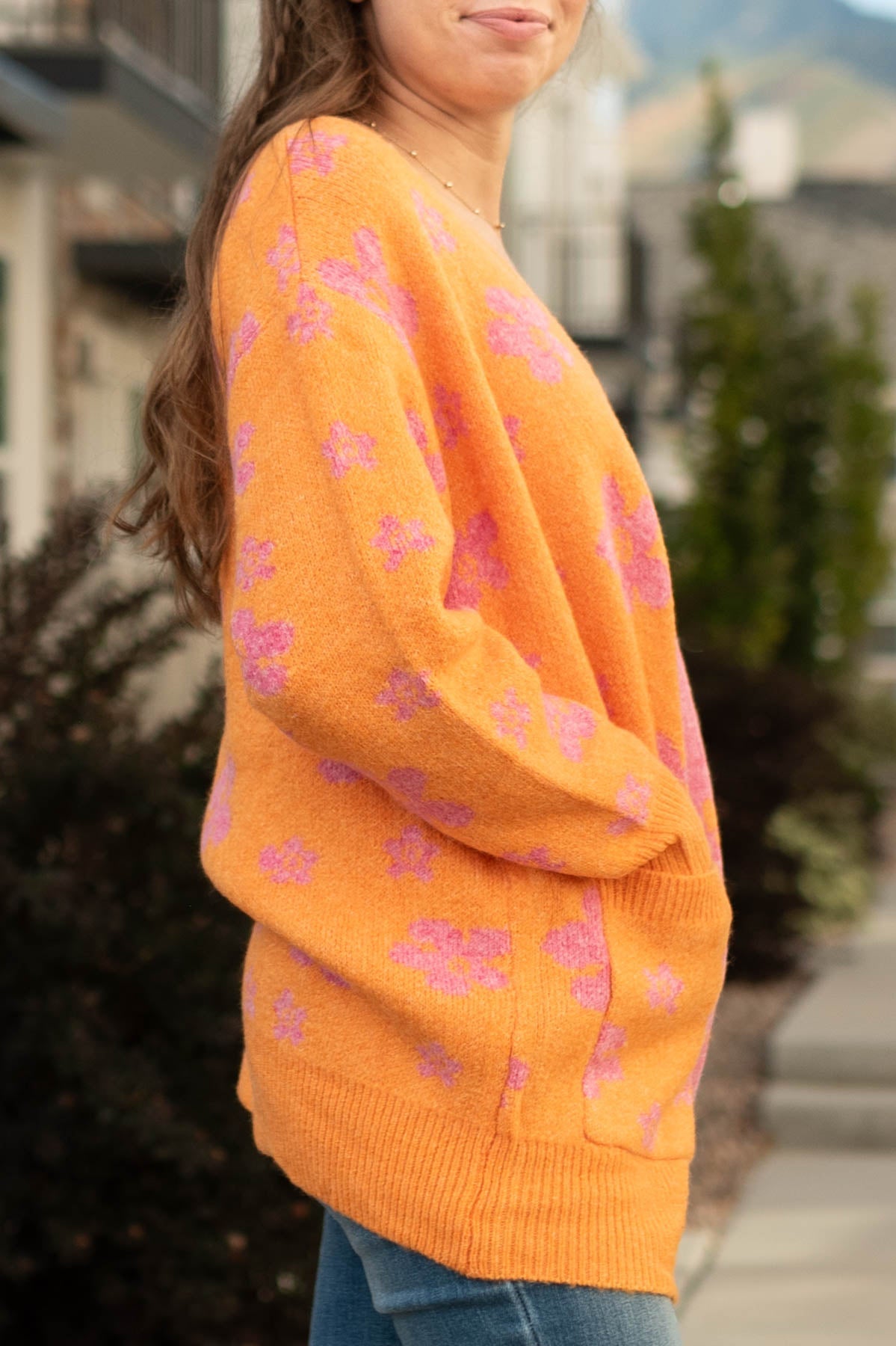 Inara Orange Cardigan