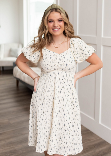 Indie Ivory Floral Dress