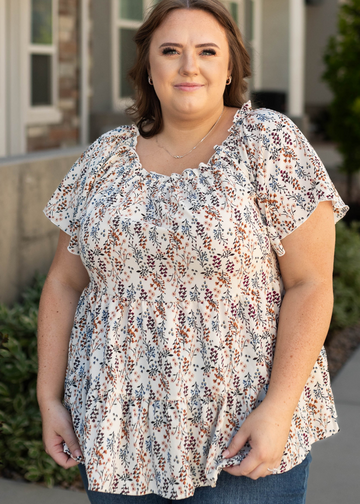 Inez Ivory Top