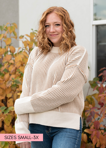 Jayda Cream Knit Sweater