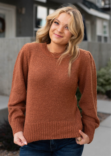 Jenna Camel Knit Sweater