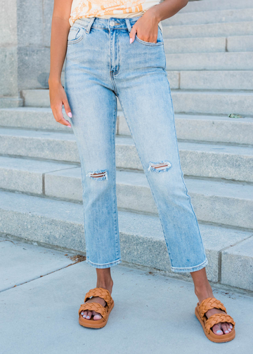 Jodie Light Straight Jeans