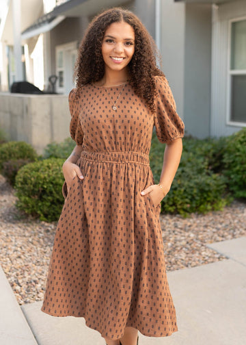 Josie Nutmeg Textured Dress