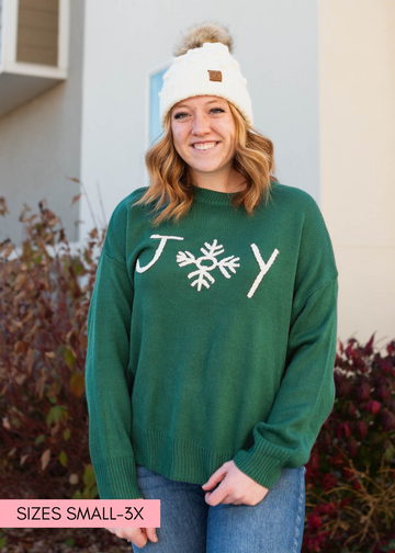 Joy Hunter Green Sweater