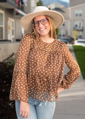 Joyce Brown Floral Top