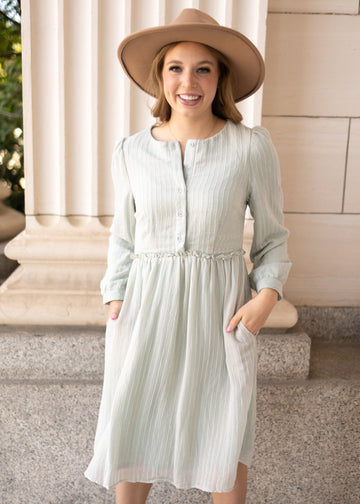 Juliette Sage Dress