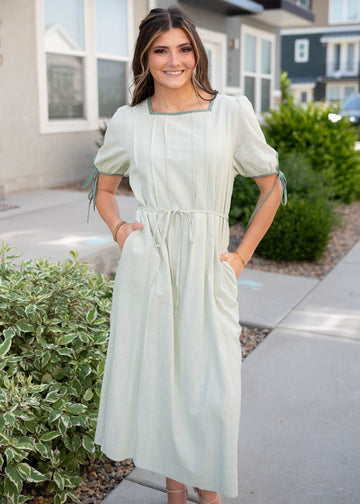 Kaleigh Sage Dress