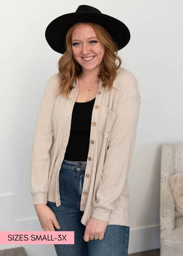 Katie Taupe Top