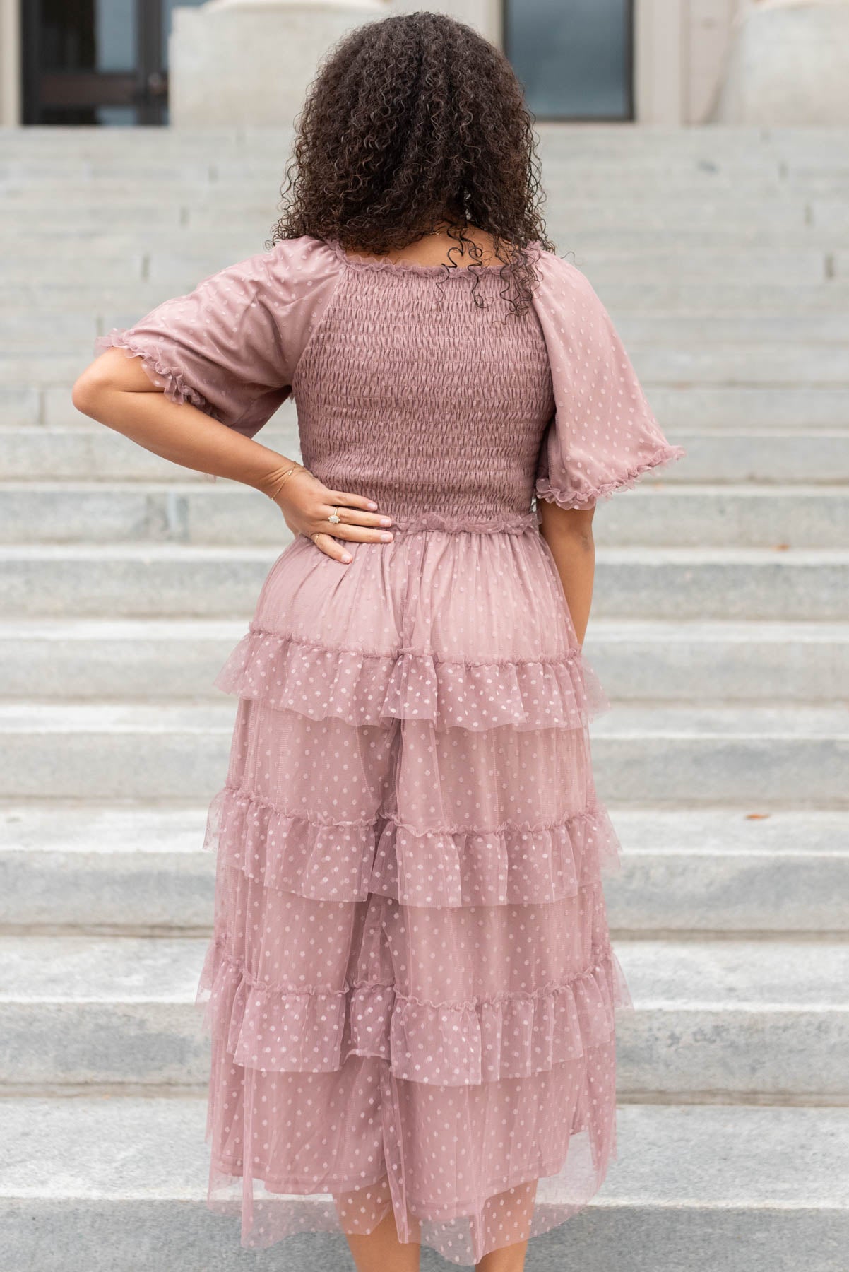 Keziah Dusty Rose Dress