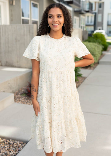 Kimberly Cream Floral Dress