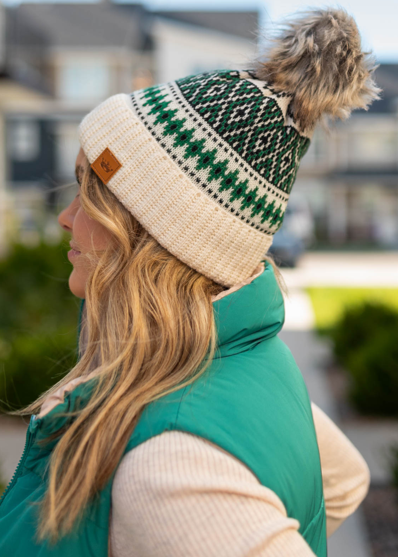 LaRee Dark Green Beanie