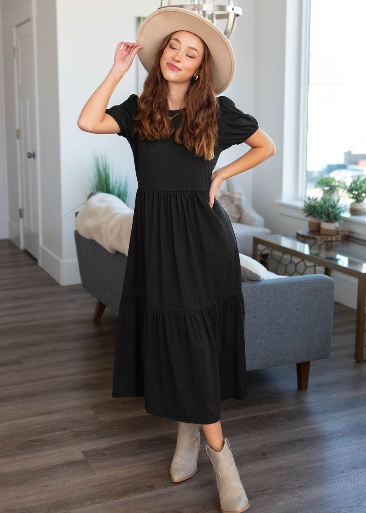 Leala Black Dress