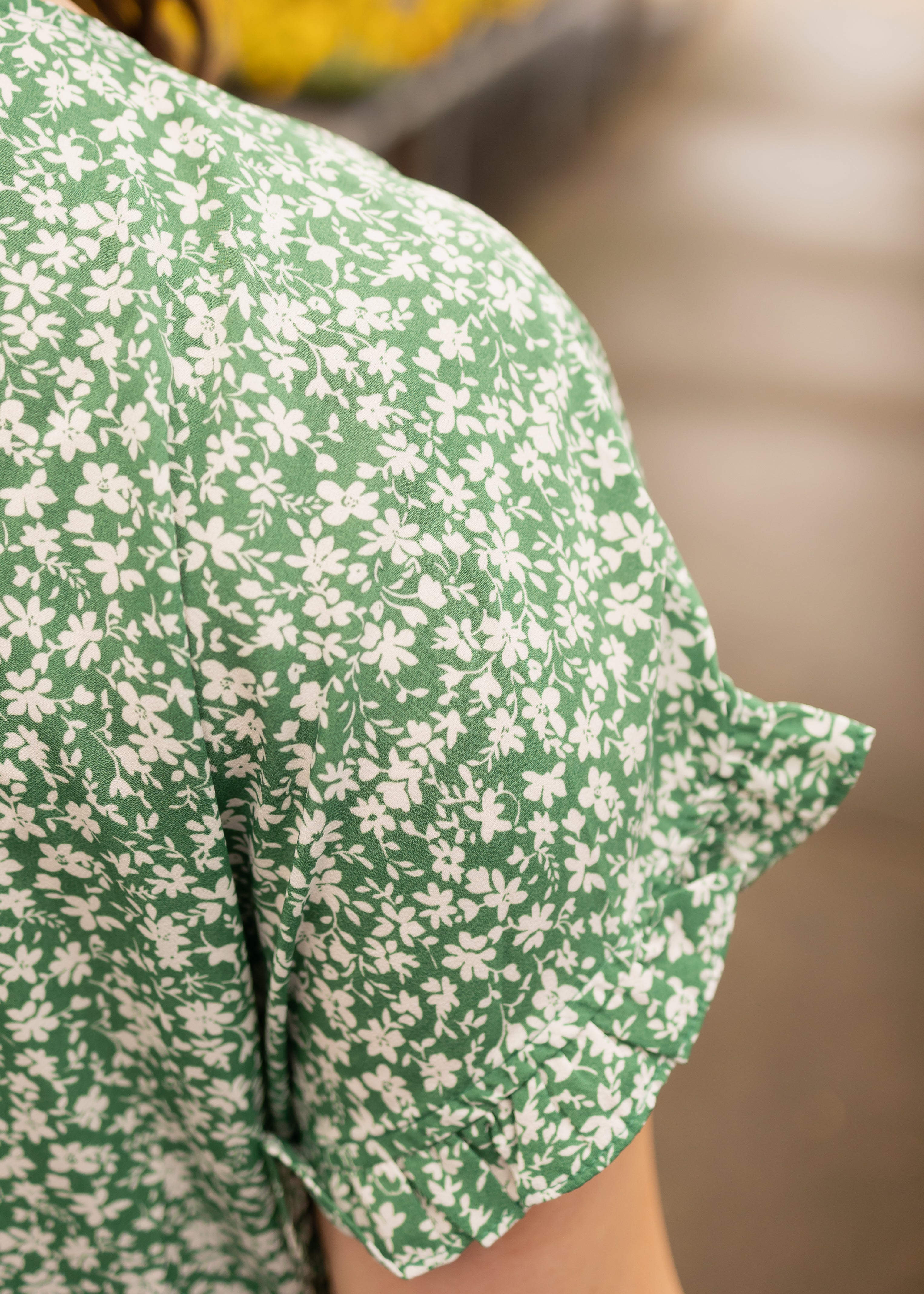 Lindsay Green Floral Dress