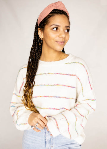 Genevieve Ivory Sweater
