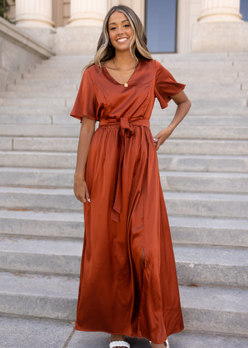 Alissa Rust Dress