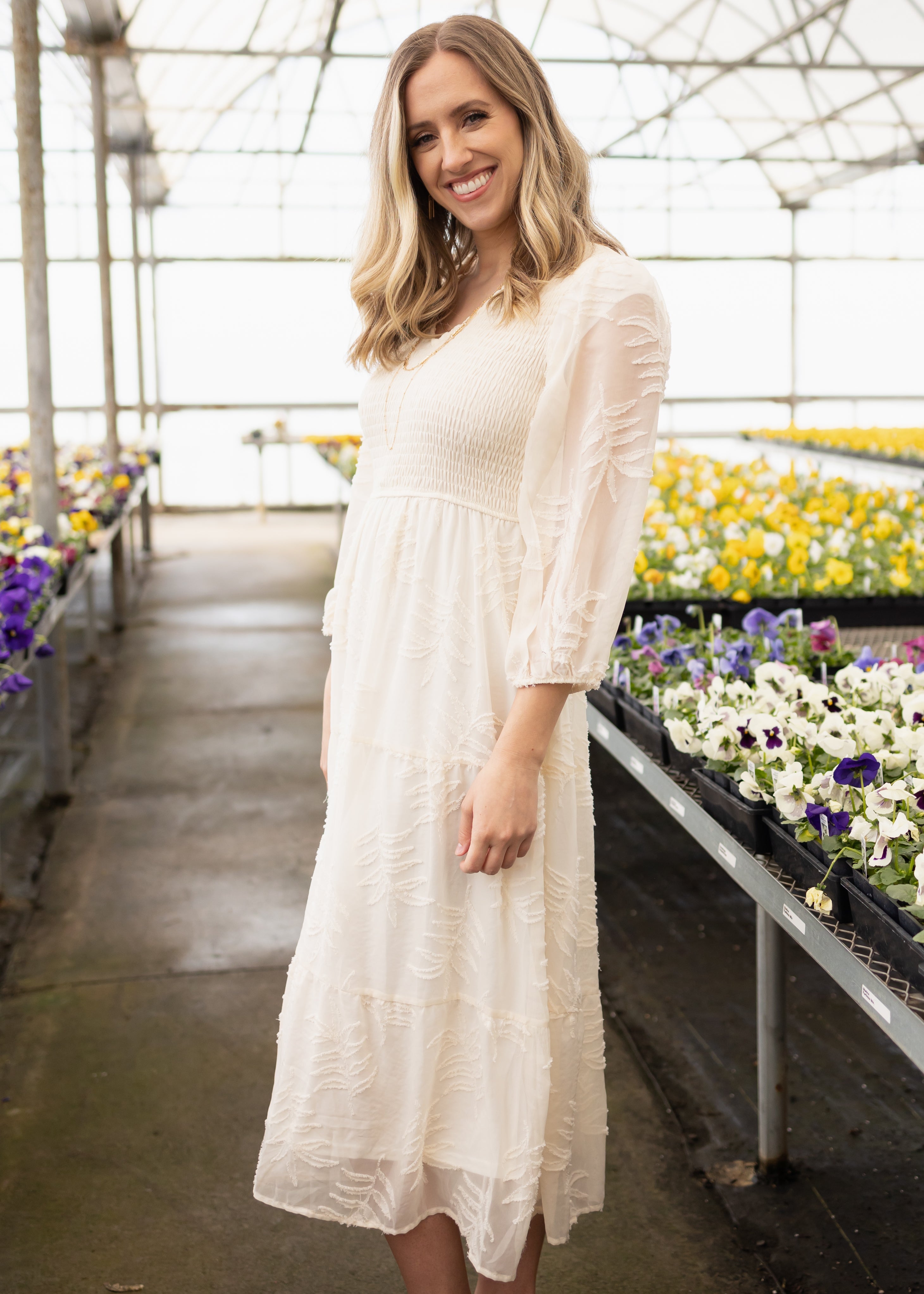 Maddison Cream Dress