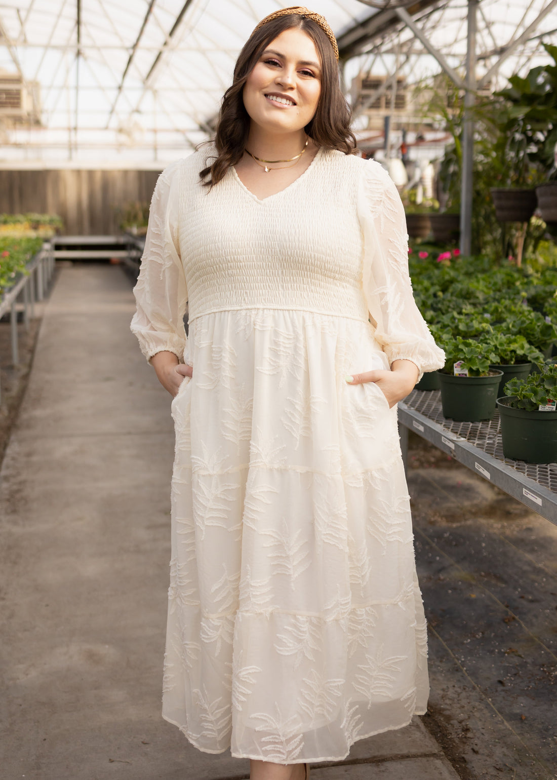 Maddison Cream Dress