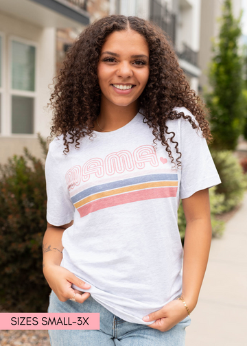 Mama Ash Grey Tee
