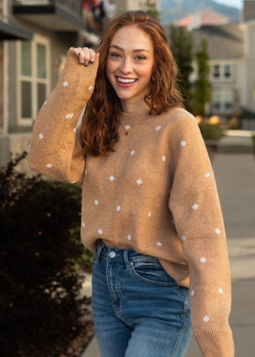 Marie Camel Sweater